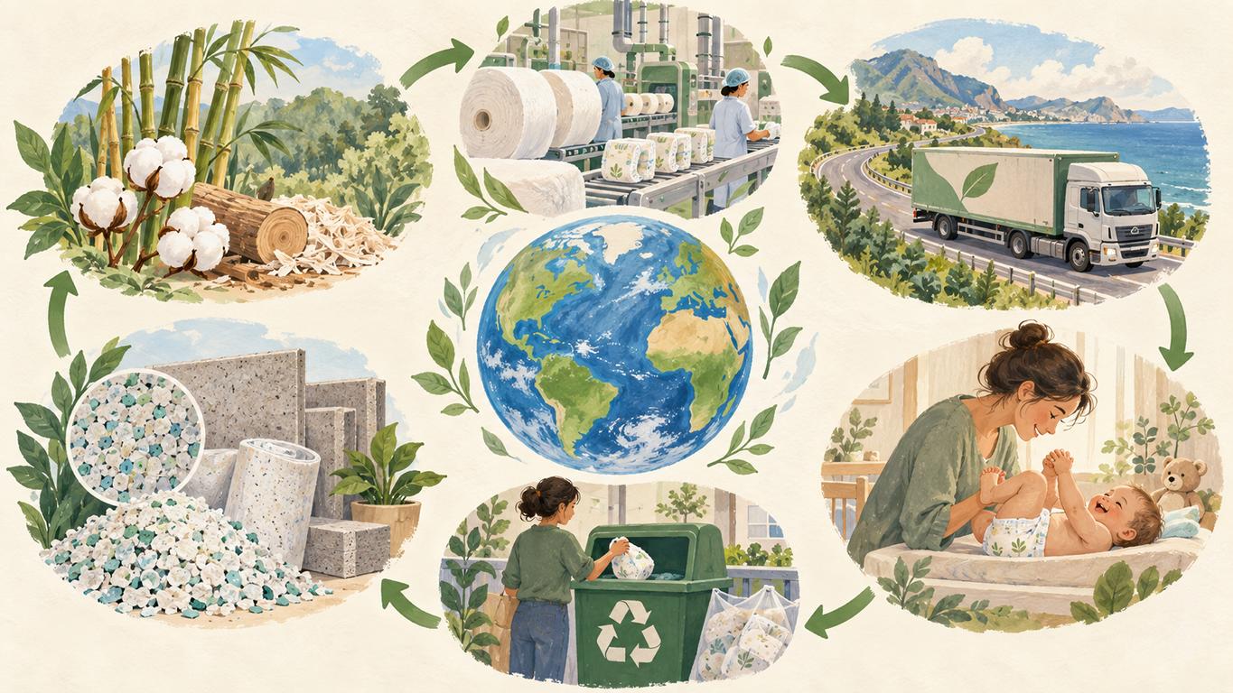 Kreislaufwirtschaft bei Babyhygiene: Vermeiden, wiederverwenden, recyceln