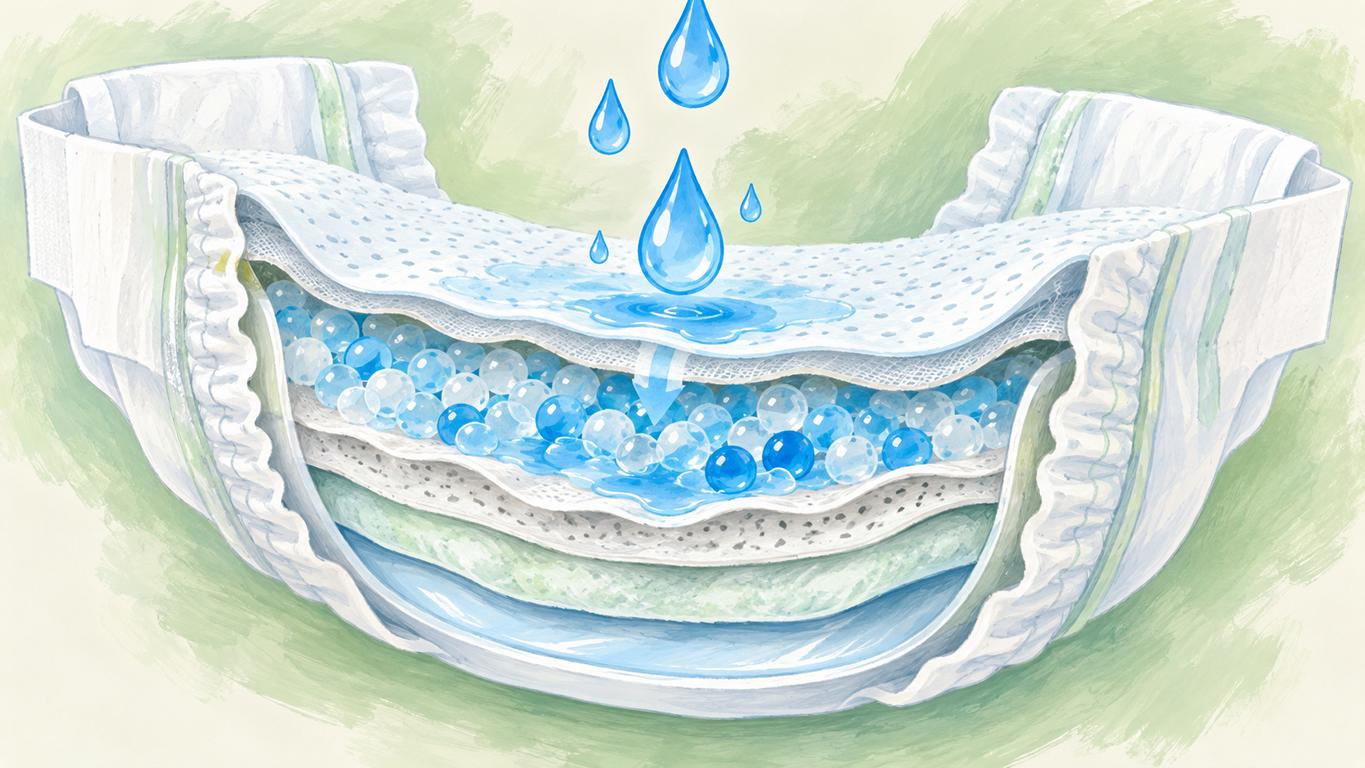 Superabsorber in Windeln: Funktion, Material und Umweltfragen