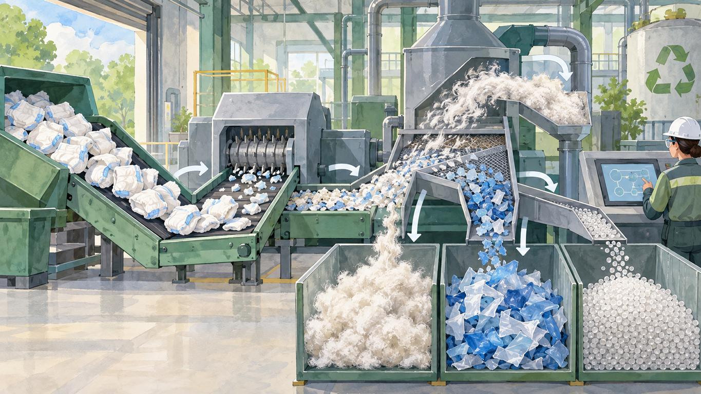 Windelrecycling: Was technisch möglich ist – und wo die Grenzen liegen